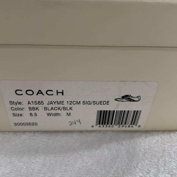 Coach Jayme/ sig/suede and leather Sneakers - Picture 9 of 9